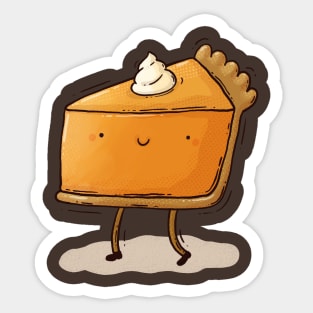 Cute Pumkin Pie Sticker